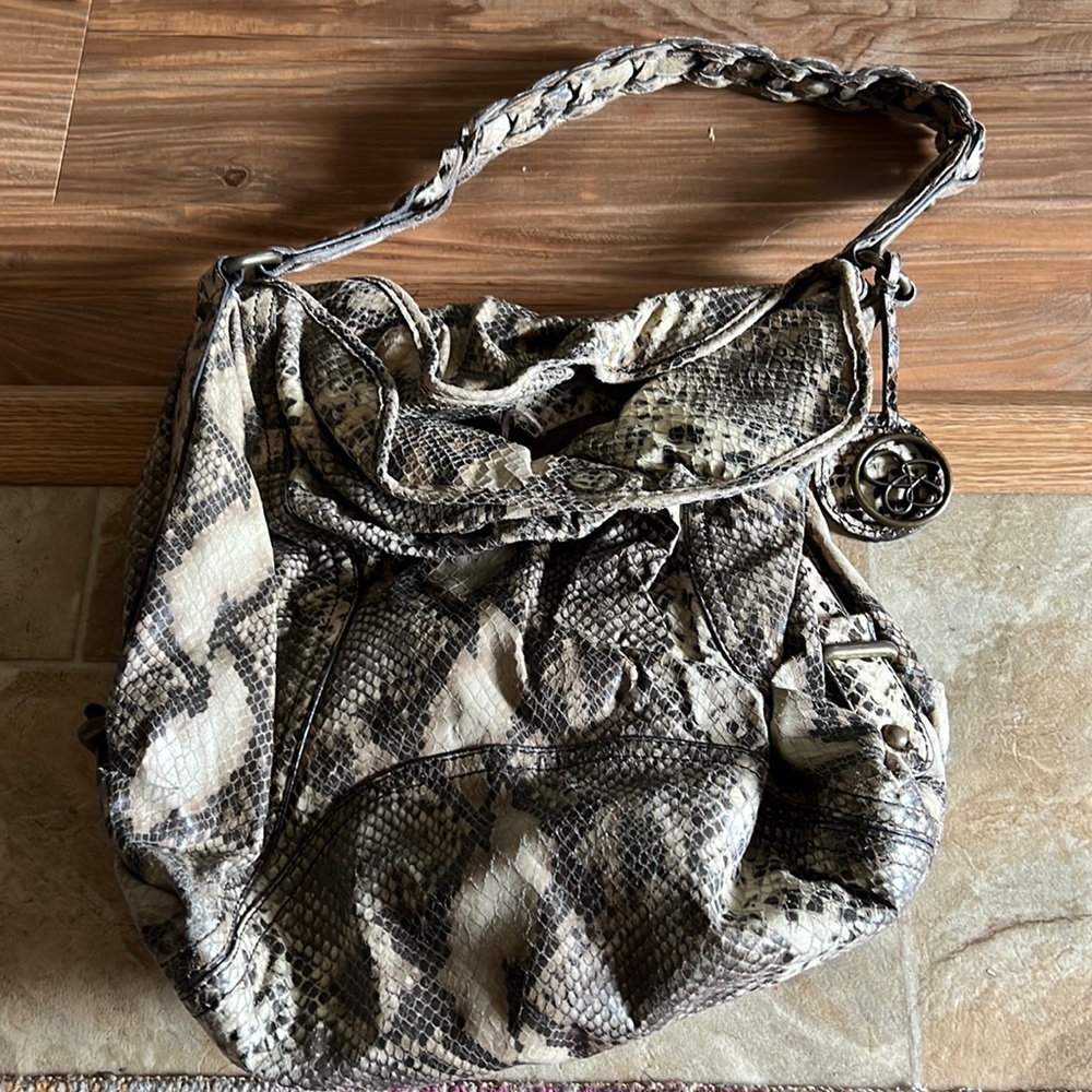 Snake skin bag